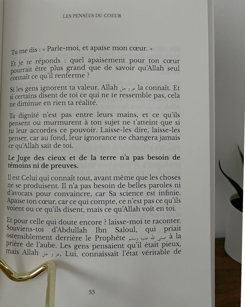Livre : Les pensées du coeur