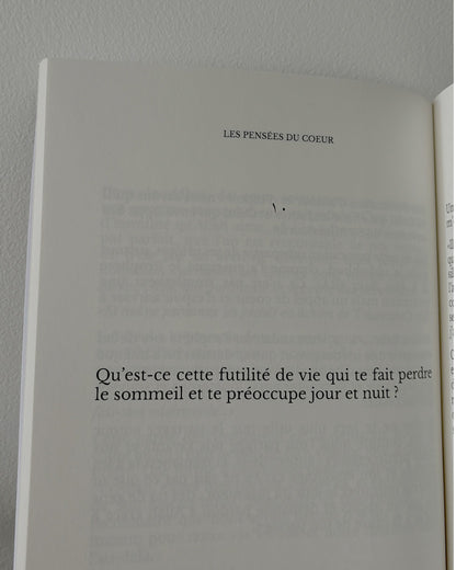 Livre : Les pensées du coeur